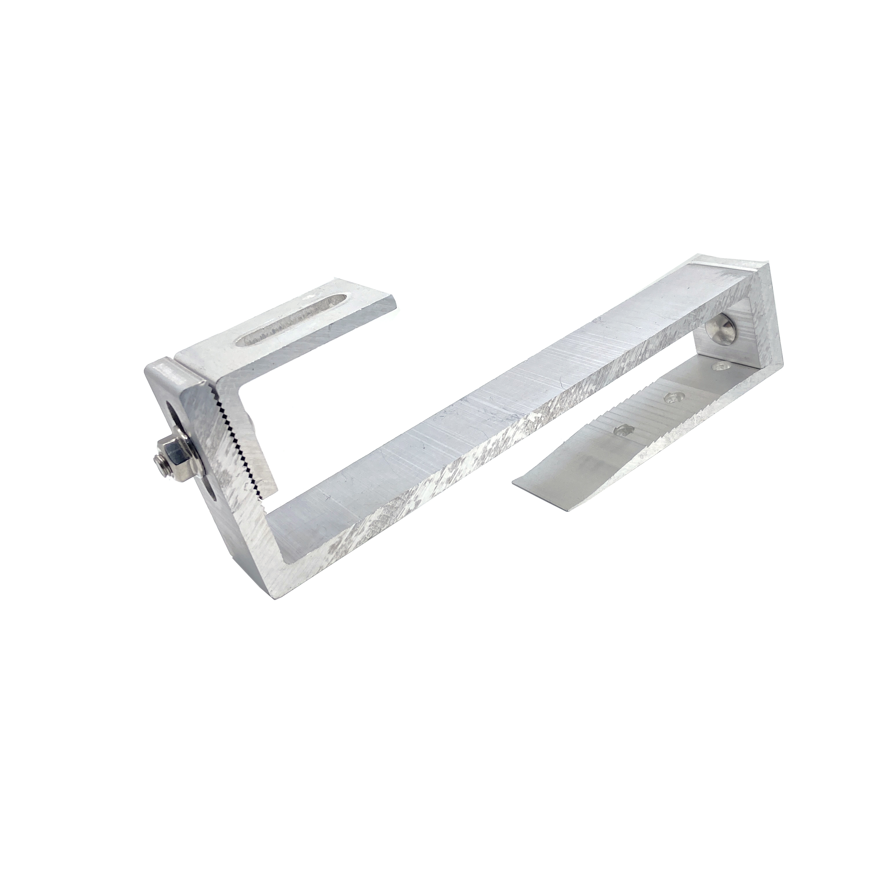 Aluminium Solar Roof Anodized Clamp for Solar Panel Mounting Structure