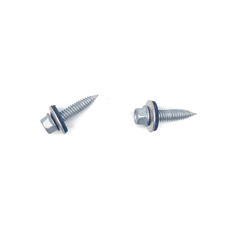 Stainless Steel Ss304 Ss316 Ss410 Hex Flange Head Roofing Screw Bi