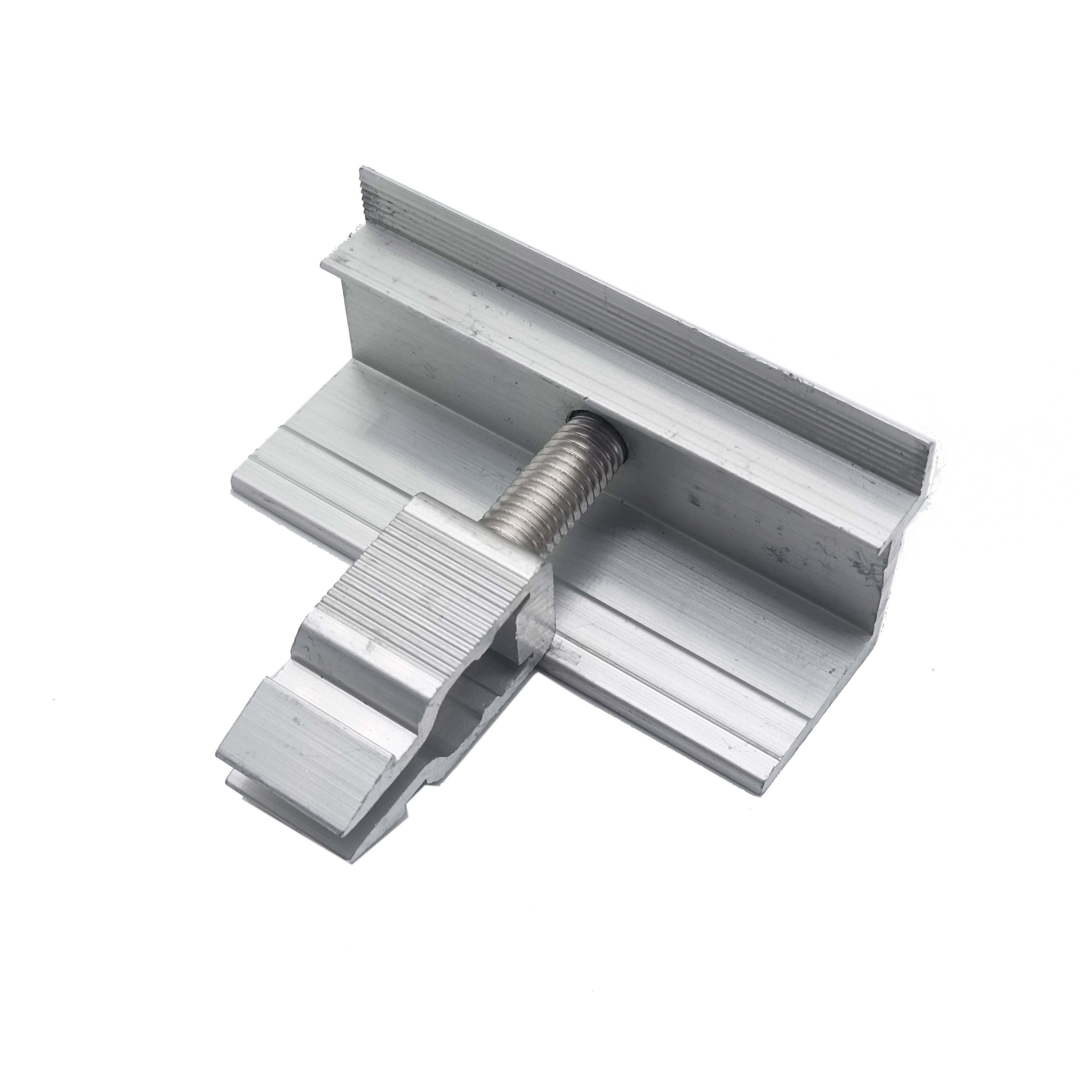 Aluminum Solar End Clamp for Roof Solar Panel Mounting System