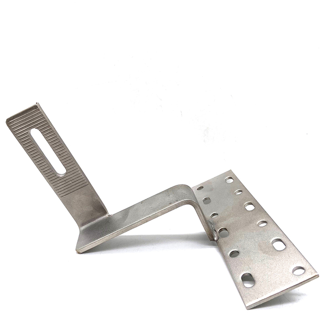 Stainless Steel SS304 430 Sand Blasted Customized Fixed Solar Bracket Roof Hook