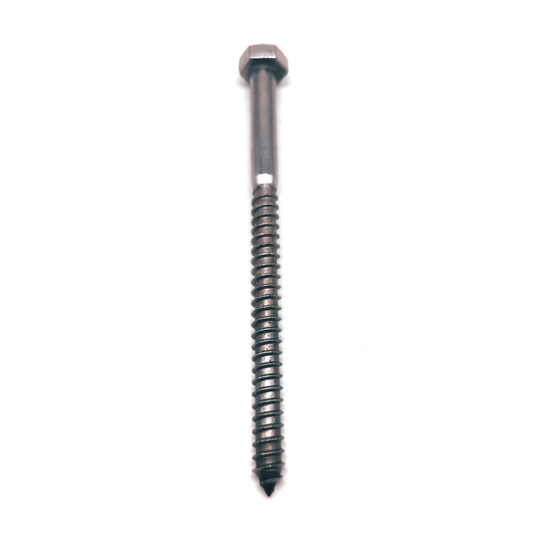 DIN571 SS304 SS316 Self Tapping Stainless Steel Hexagon Head Wood Screws