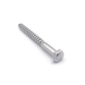 High Quality DIN571 Stainless Steel 304 Hex Head Coach Screws Wood Screws
