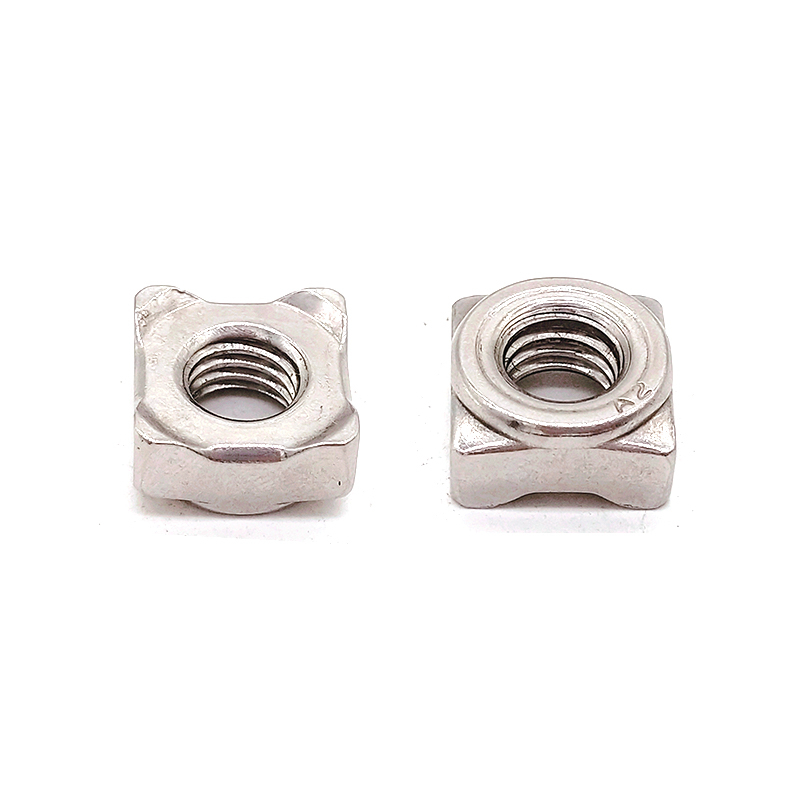 High Quality Custom Stainless Steel DIN928B A2-70 SS304 316 Square Weld Nuts