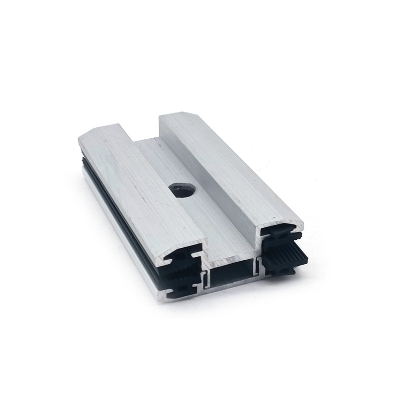 Extruded Aluminum Mid Clamp for PV Solar Mounting Structure Thin Film Mid Clamp