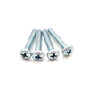 DIN7981 Blue And White Zinc Pan Head Self Tapping Screws with Cross Recessed