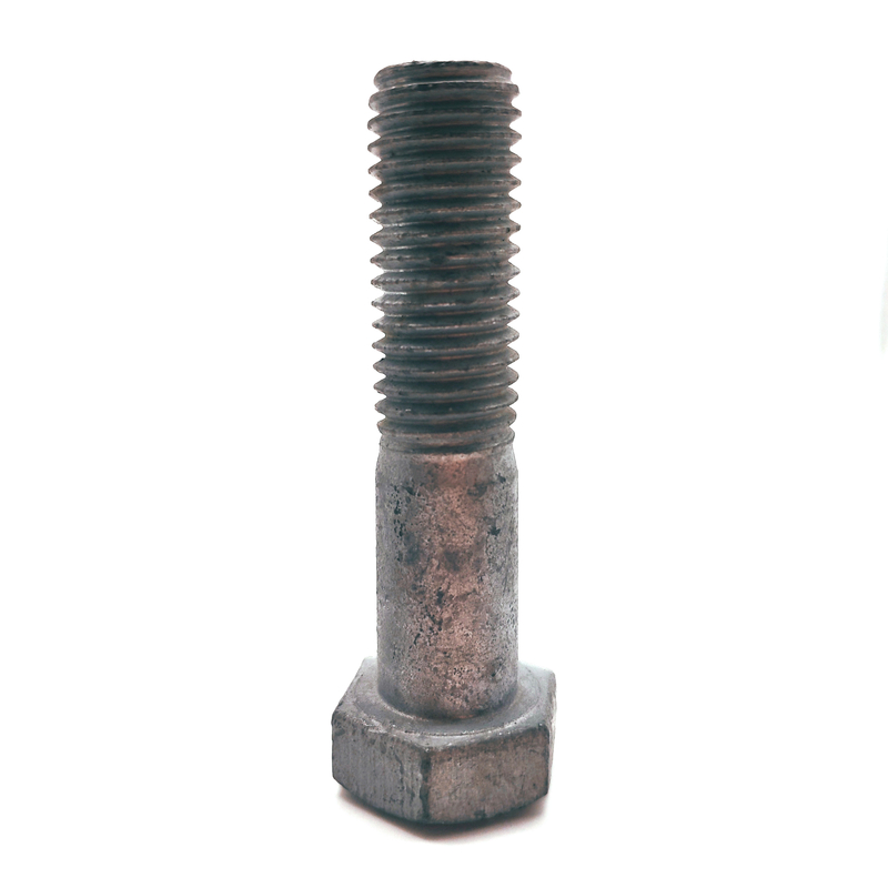 Carbon Steel Hot Dip Galvanized Half-thread Hex Bolt