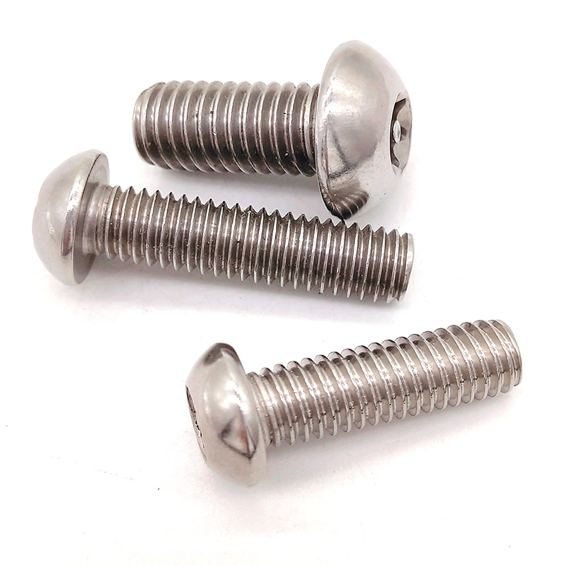 SS304 All Size Torx Round Button Head Machine Screw ASME/ANSI B18.6.3