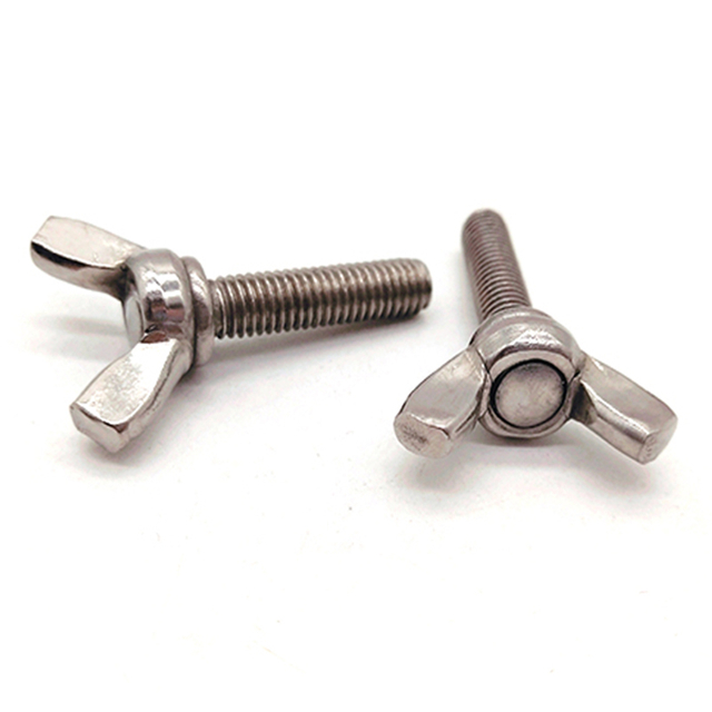 China Factory Stainless Steel 304 316 Wing Machine Bolt Screws