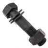  Carbon Steel ASTM A193 DIN931 Black Heavy Hex Structural Bolt with nuts