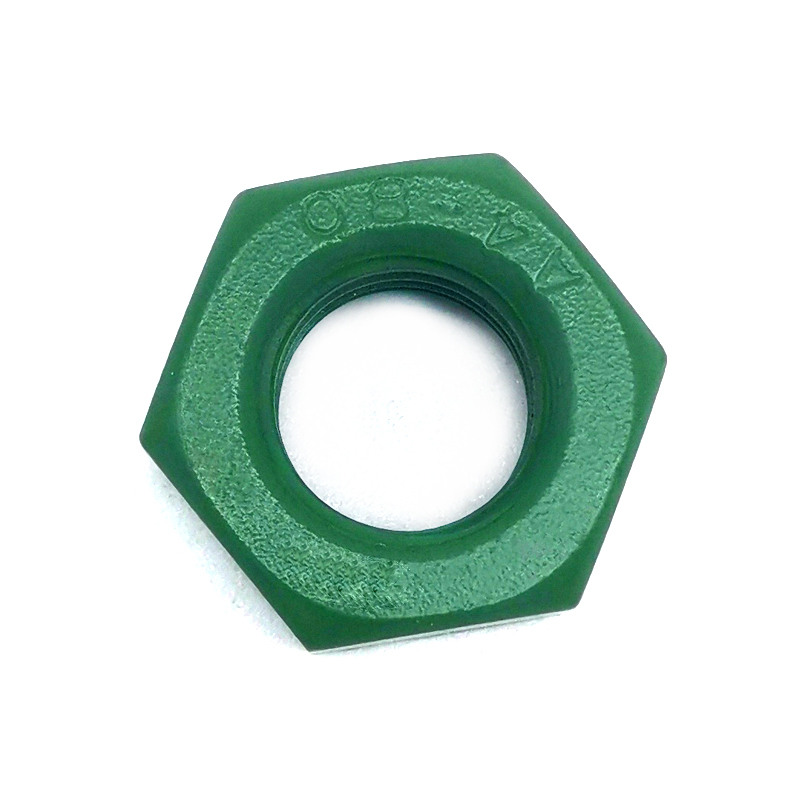 A2-70 A4-80 Stainless Steel 316 304 Green Teflon Hex Nut DIN934 