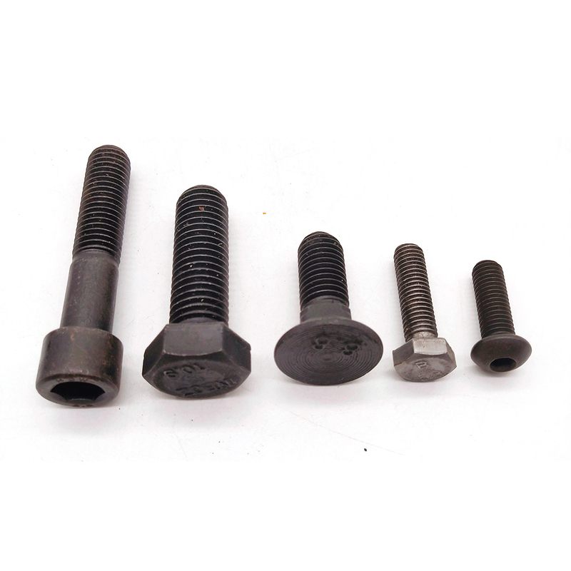 Carbon Steel Black DIN933 Grade10.9 Full Thread Hex Bolt 