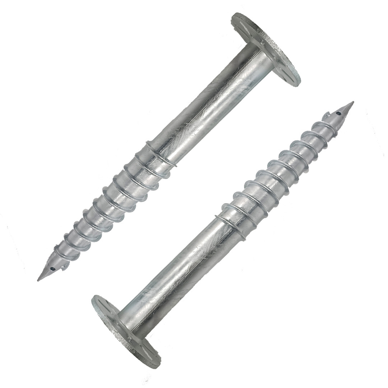 Customized Short Helical Piles Solar Ground Mount Ground Screw