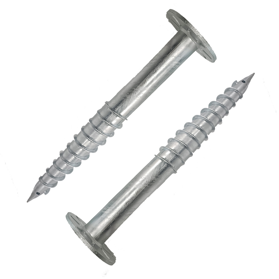 Customized Short Helical Piles Solar Ground Mount Ground Screw