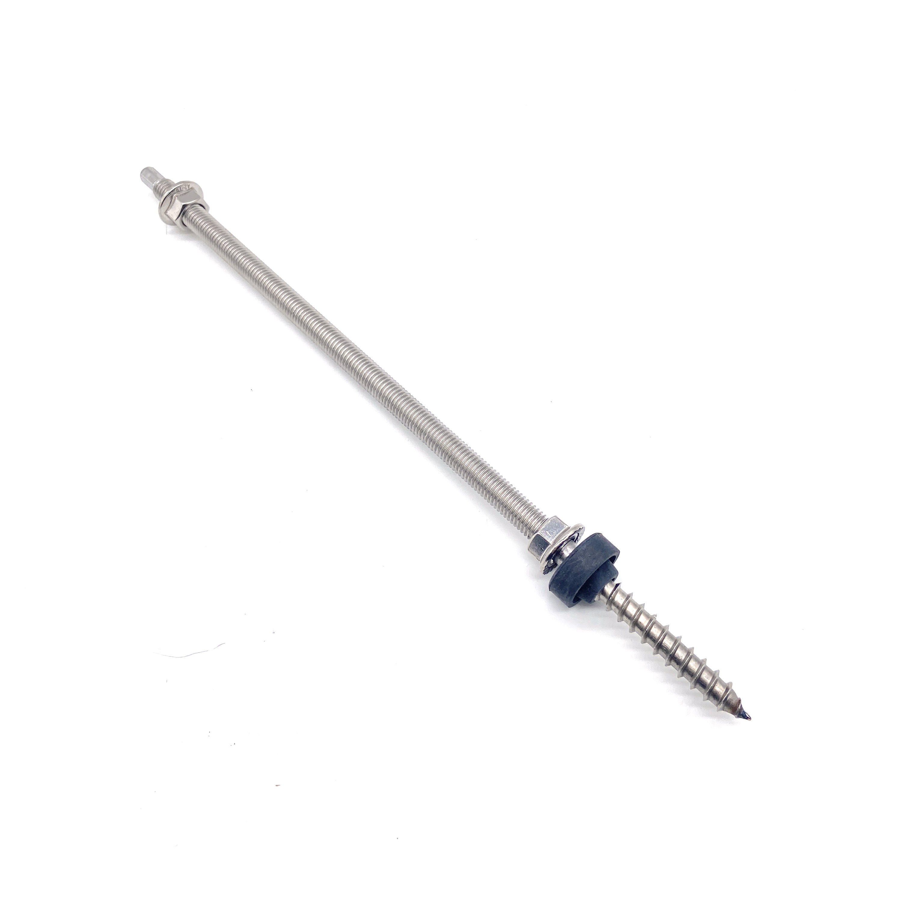 A2 A4 SS410 Solar Panel Long Self Tapping Hanger Bolt For Wood