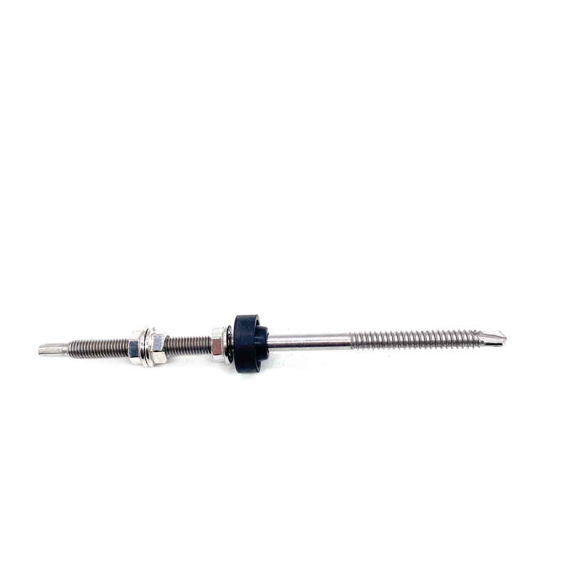 SS304 SS410 Adjustable Dowel Head Screw Hanger Bolt with Self Drilling in Solar Mounting
