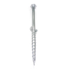 Hot Dip Galvanised Flange Head Ground Screw Anchors with Large Spiral Blades