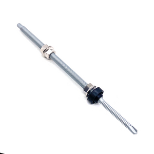 Carbon Steel M8X249 Self Drilling Double Hanger Bolt for Solar Panel System