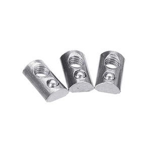 A2 A4 High Quality Self-leveling profile Aluminum Weld nut with spring ball