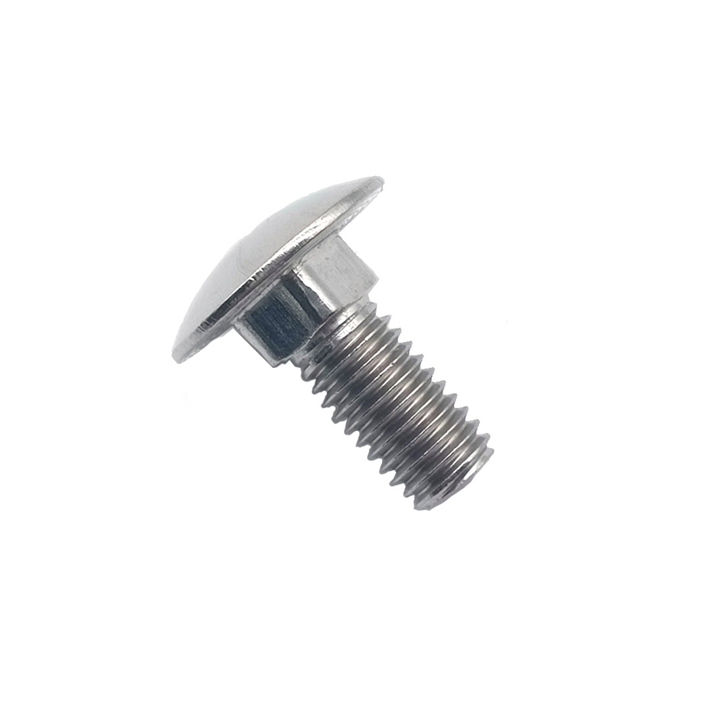 SS304 SS316 M8 25mm DIN603 Small Coach Bolts with Round Head Square Neck