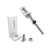 Solar Pane Clamps Aluminum L Foot Adapter Bracket with Hanger Bolt for Roof Mounting System