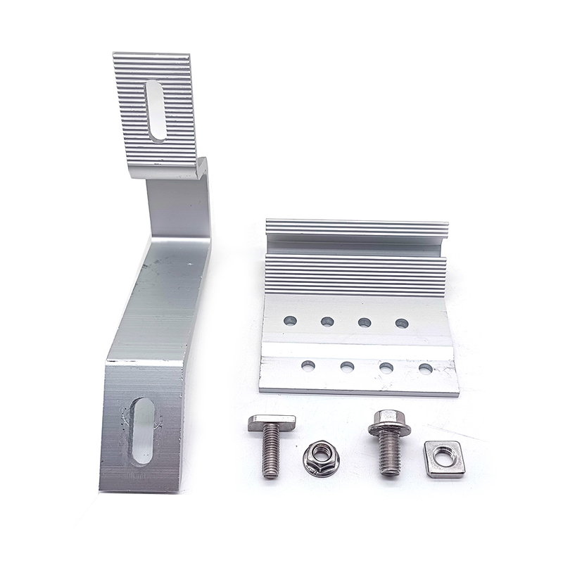 Aluminum 6082-T6 Adjustable Roof Hook for Tile Roof Solar Mounting System