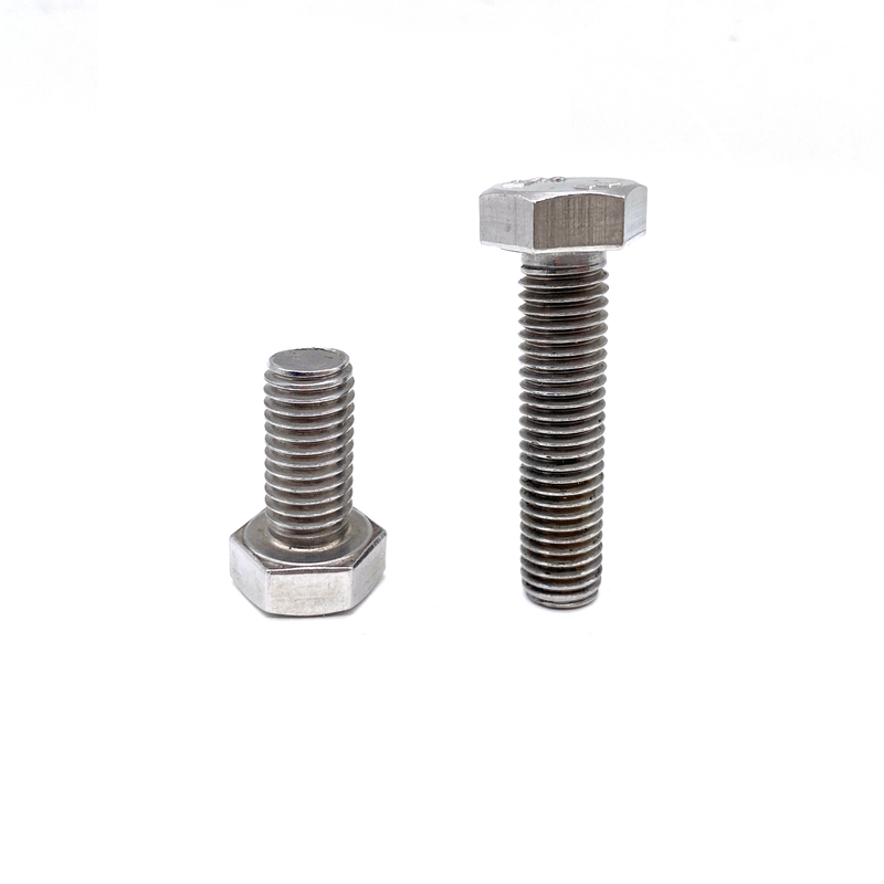 INOX A2 INOX A4 DIN933 Stainless Steel Hexagon Head Full Threaded Bolts