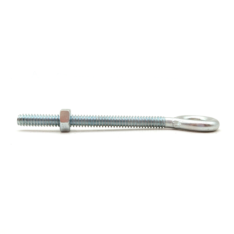 Carbon Steel Zinc Plated Tapping Eye Hook Screw with Machine Thread