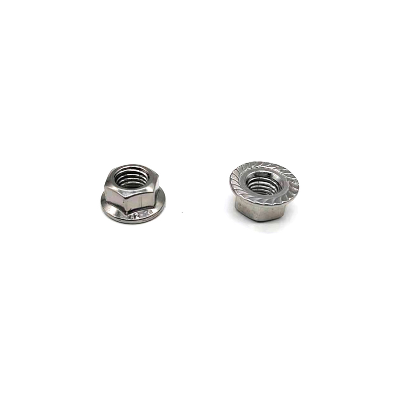  INOX A4 Stainless Steel INOX A2 M3 M4 M5 Hex Flange Nut 