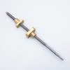 Stainless Steel Adjusted Acem Trapezoidal Thread Rod Shaft With Brass Nut