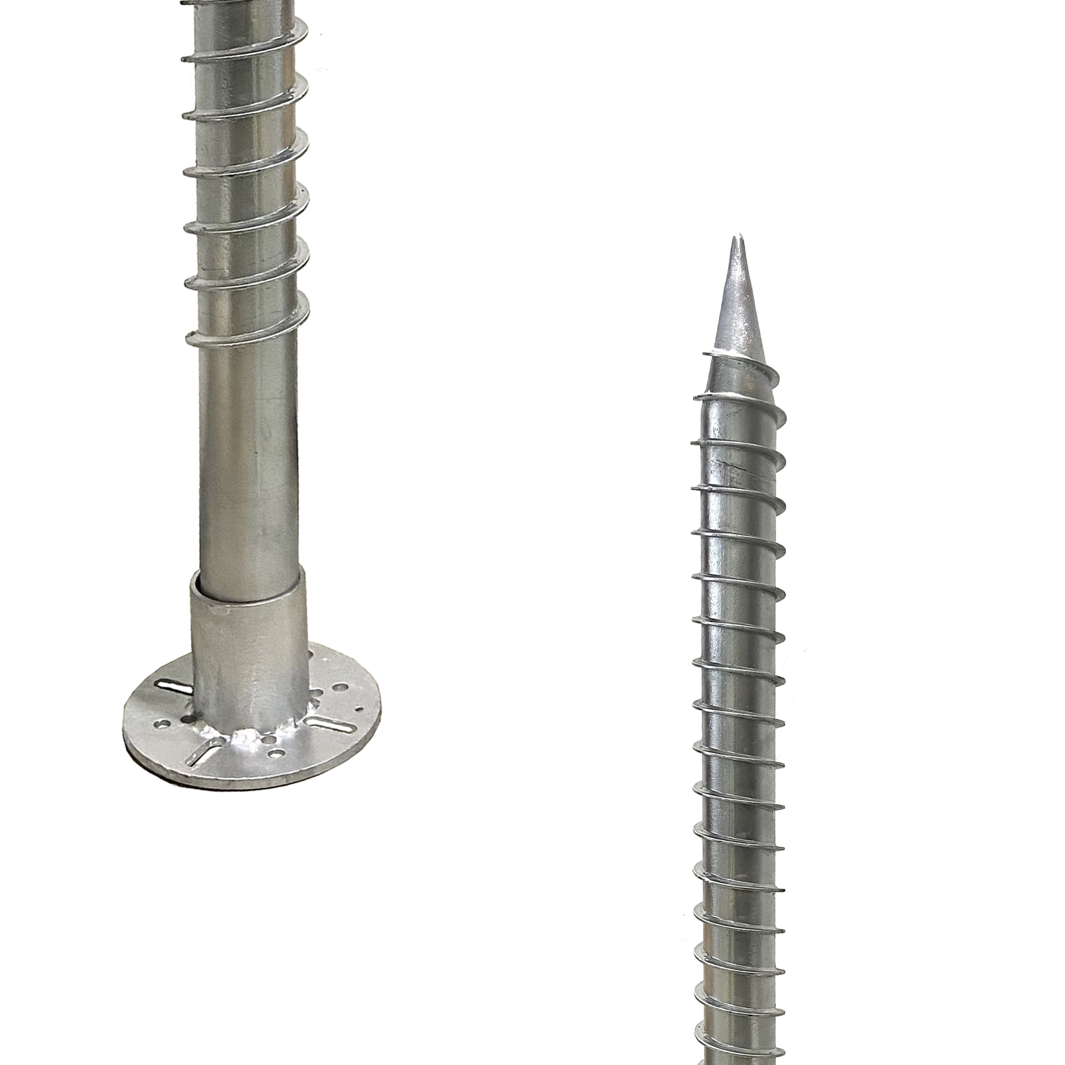 Hot DIP Galvanized Carbon Steel Customized Photovoltaic Pile Ground Screw for Solar System