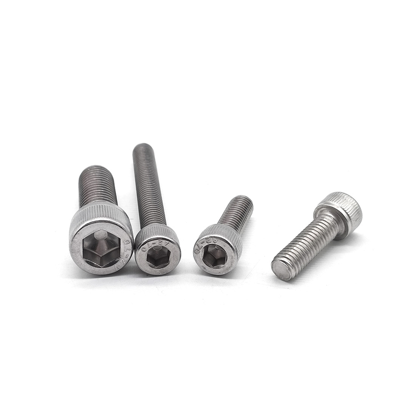 Stainless Steel Knurled DIN912 Hexagon Socket Head Allen Bolts