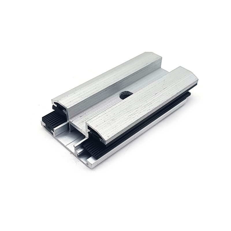 Extruded Aluminum Mid Clamp for PV Solar Mounting Structure Thin Film Mid Clamp
