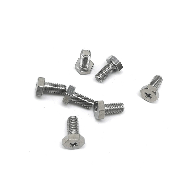 Stainless Steel SS304 SS316 Cross recessed hexagon bolts