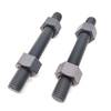 Black Carbon Steel Wholesale Teflon Coated Bolts Full Threaded Rod Stud