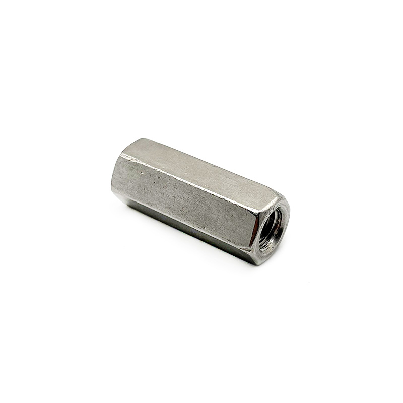 Long Hex Coupling Nut DIN6334 Customized Size Metric Stainless Steel 304 Hexagon Nut