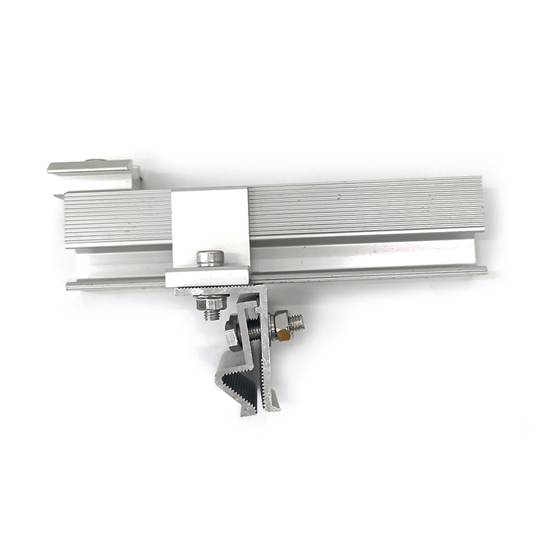 Solar Bracket Aluminum Mid Clamp Klip Lok Rail And Accessories for Tile Roof Moumt