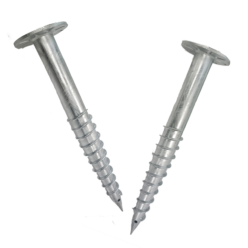 Customized Short Helical Piles Solar Ground Mount Ground Screw