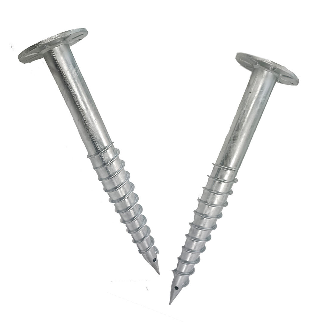 Customized Short Helical Piles Solar Ground Mount Ground Screw