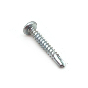 Carbon Steel Zinc Plating Cross Recessed Pan Head Drilling Screws with Wood Thread ST4.2 ST4.8
