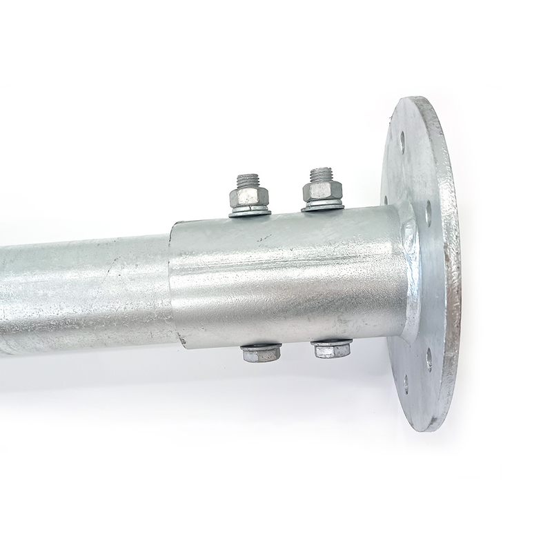 Large Spiral Blades HDG Ground Piles Screw Foundation with Round Head