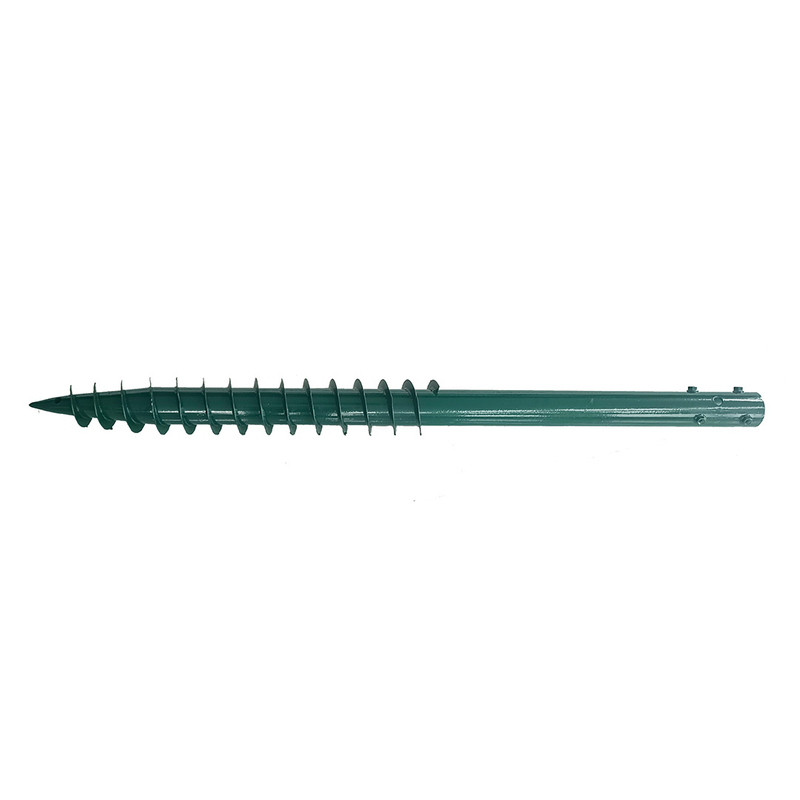 Factory Customized Spray Green Q235B Q355B N Series Solar Anchor Foundation Ground Screw 