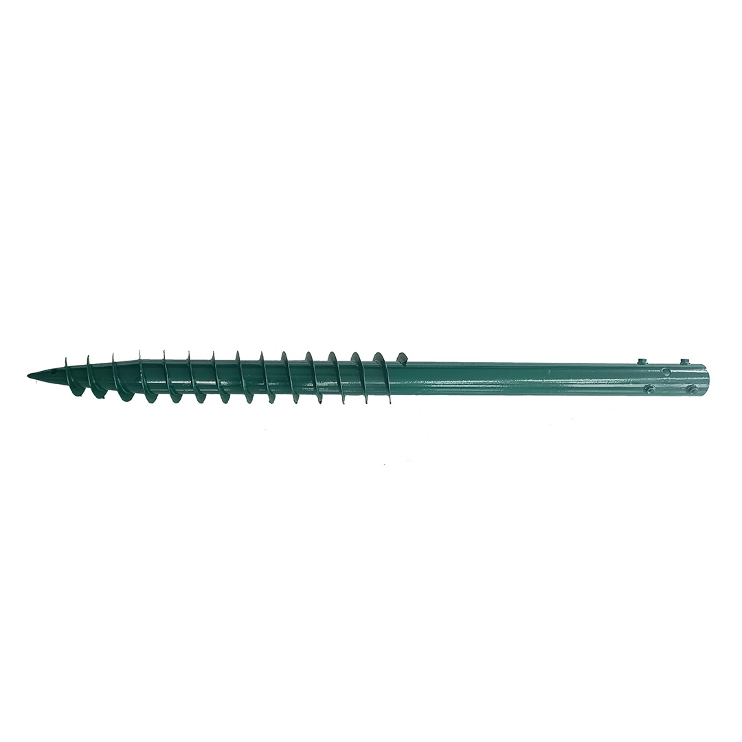 Factory Customized Spray Green Q235B Q355B N Series Solar Anchor Foundation Ground Screw 
