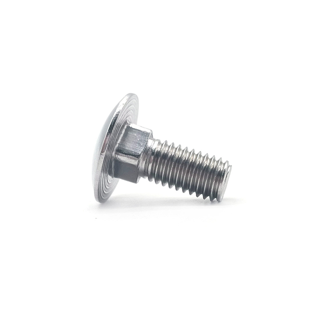 SS304 SS316 M8 25mm DIN603 Small Coach Bolts with Round Head Square Neck