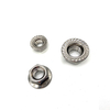 DIN6923 SS304 A2-70 Stainless Steel Hex Flange Nuts With Serrated 