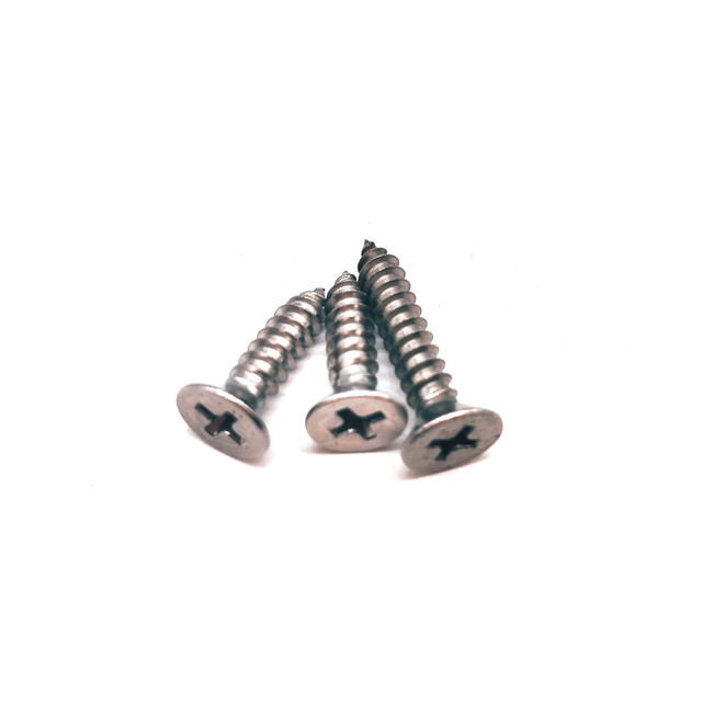 ANSI/ASME B 18.6.5M Stainless Steel Cross Recessed Slotted Countersunk Head Tapping Screw 