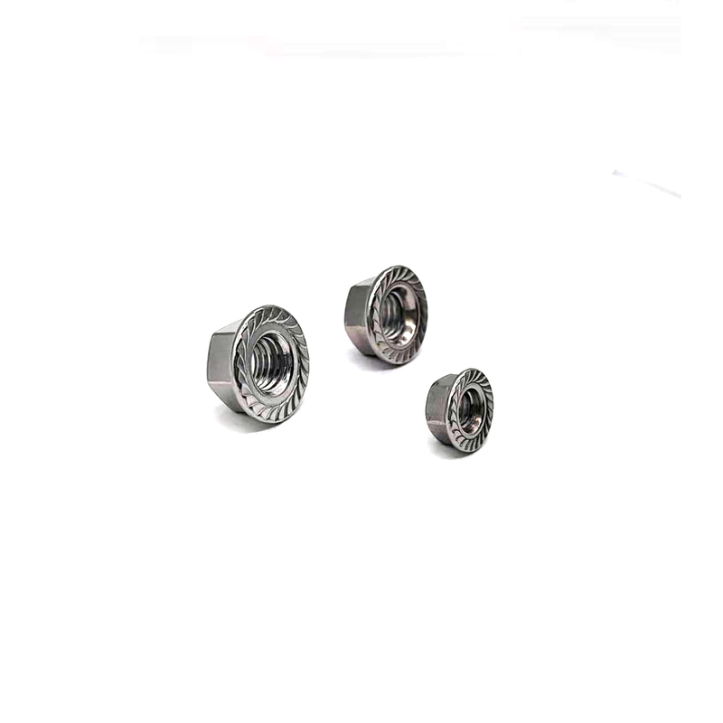  INOX A4 Stainless Steel INOX A2 M3 M4 M5 Hex Flange Nut 