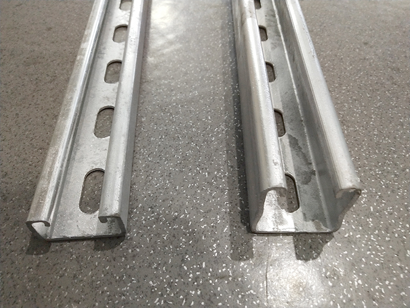 Solar Panel Wall/Tilting Mounting Brackets C Channel Profile Cold Formed Hot Dip Galvanized for Metal Roof