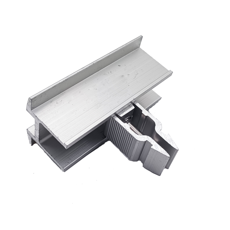 Aluminum Solar Mounting System Accessories Solar Panel End And Mid Clamp 