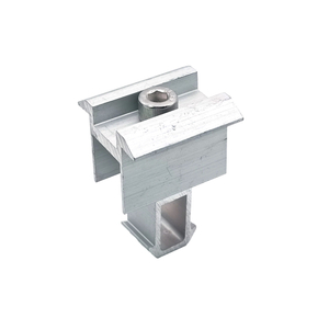  Factory Customized Aluminum Adjustable Solar Mid Clamps for Solar Panel Mounting