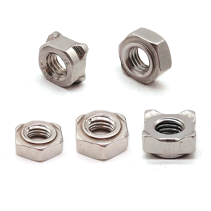 High Quality Custom Stainless Steel DIN928B A2-70 SS304 316 Square Weld Nuts